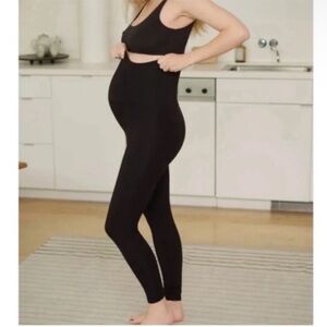 HATCH Maternity Ultimate Before During & After Legging Black Bamboo Spandex